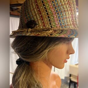 Panama Jack Colorful Straw Hat